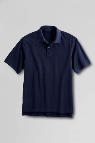 Men's Short Sleeve Classic Banded Mesh Polo Shirt