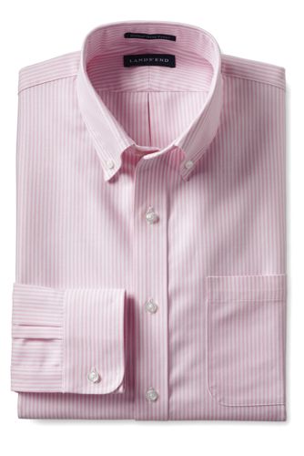 Men's Buttondown Pattern Supima Hyde Park Dress Shirt