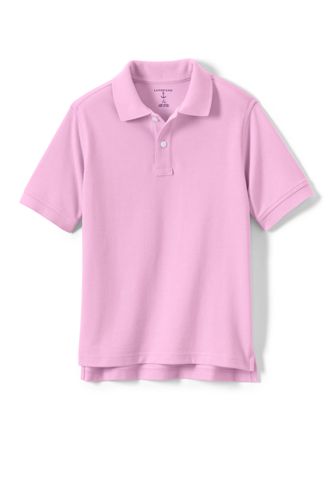 Toddler Short Sleeve Solid Performance Mesh Polo Shirt