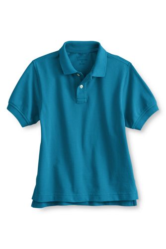 Sleeve Solid Mesh Polo Shirt
