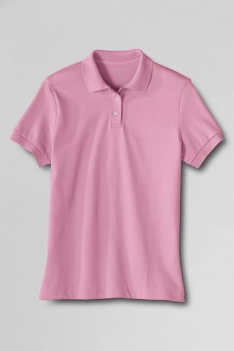 Women's Short Sleeve Natural Pima Polo Shirt