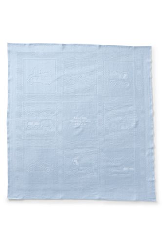 Wheels Lace Baby Blanket