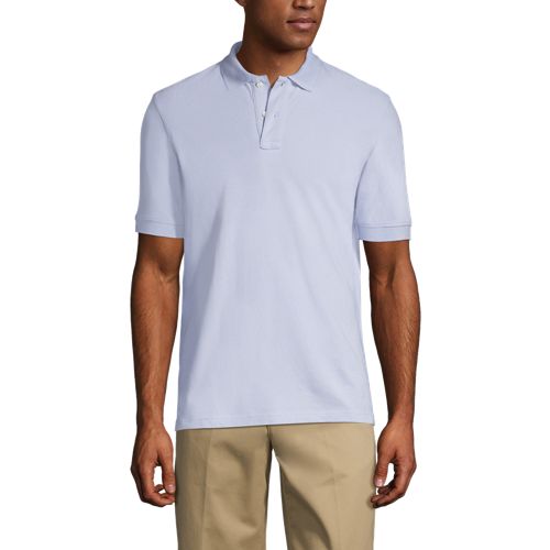 Men's Tall Short Sleeve Mesh Polo Shirt