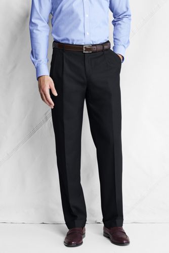 Men's Pleat Front Comfort Waist Year'rounder Dress Pants