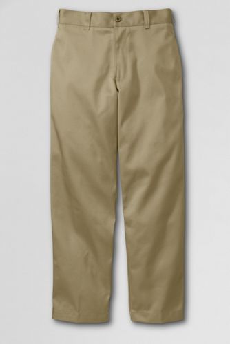 Boys%27+Plain+Front++Blended+Chino+Pants