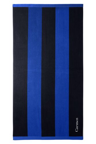 Vertical Rugby Stripe Beach Towel