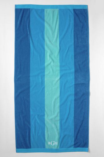 Vertical Rugby Stripe Beach Towel
