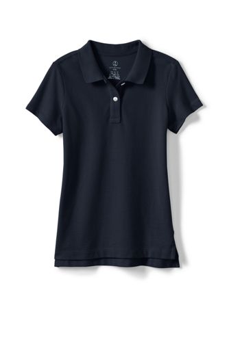 Girls' Short Sleeve Piqu&eacute; Polo Shirt