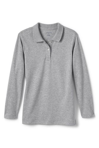 Uniform Long Sleeve Feminine Fit Interlock Polo 