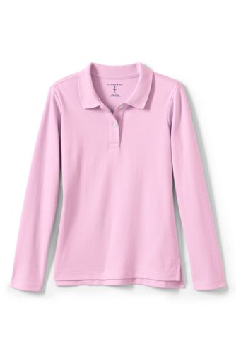 Uniform Long Sleeve Feminine Fit Interlock Polo