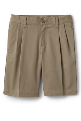 School Uniform Pleat Front Chino Shorts