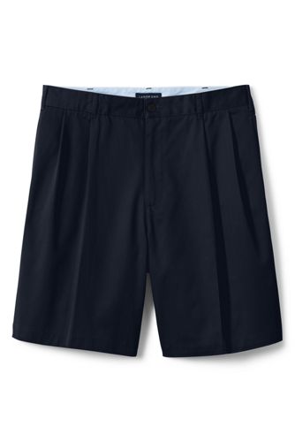 Lands' End Uniform Pleat Front Chino Shorts