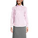 School Uniform Women's Long Sleeve No Iron Pinpoint Shirt, Front
