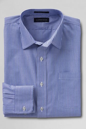 Men's Traditional Fit Straight Collar Broadcloth Shirt