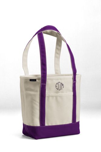 Open Top Long Handle Canvas Totes