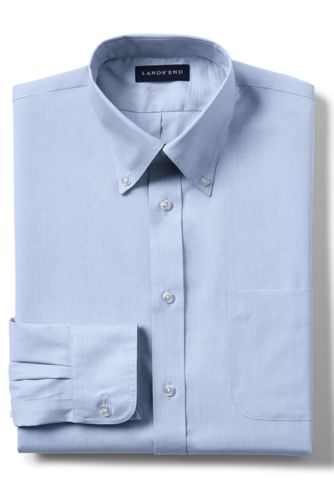 School Uniform Long Sleeve No Iron Pinpoint Shirt