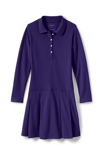 lands end mesh polo dress