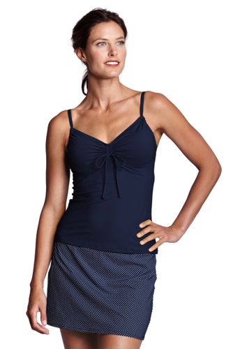 Women's Beach Living Adjustable Scoopneck Tankini Top