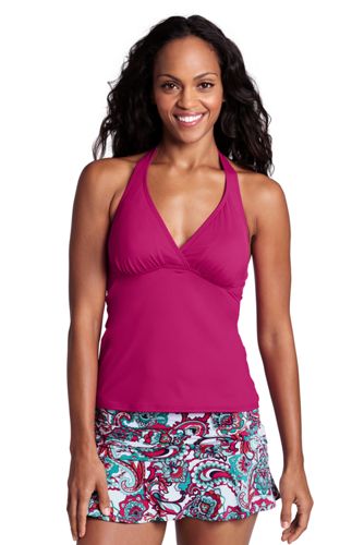 Women's  Beach Living V-neck Tankini Top 