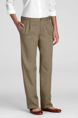 Women's Pleat Front Blend Chino Pants