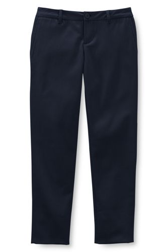 Juniors' Pencil Fit Stain Resistant Stretch Chino Pants
