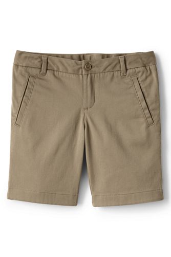 School Uniform Stain Resistant Stretch Bermuda Chino Shorts