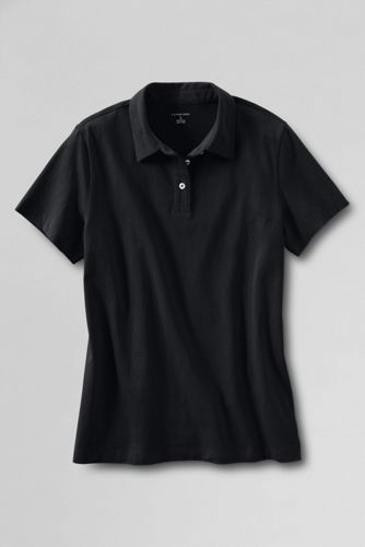 Women's Short Sleeve Recycled Cotton Polo Shirt