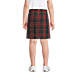 School Uniform Custom Girls Plaid Chino Skort Above Knee, Back