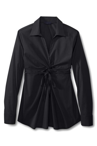 Women's Maternity Long Sleeve Adjustable Stretch Shirt