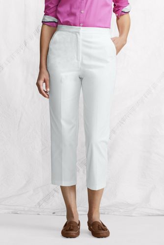  Women's Comfort-waist Cropped Chinos