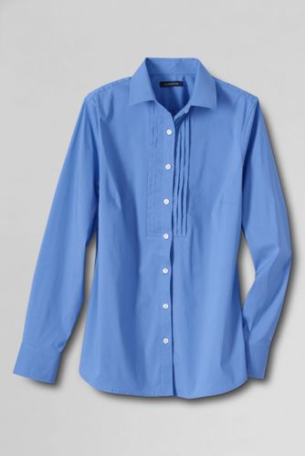 Women's Pleated Front Stretch Blouse