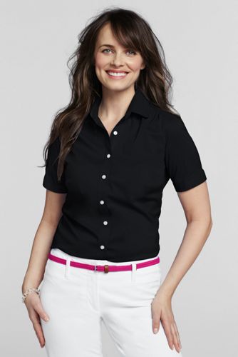 Women's Short Sleeve Stretch Blouse