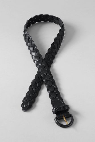 Women's Leather Braided Belt