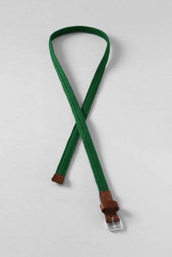 Women's Skinny Cotton Braid Belt