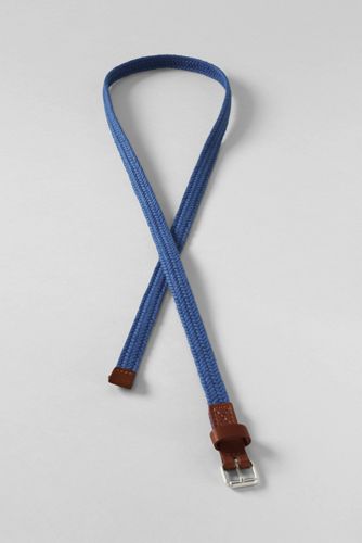 Women's Skinny Plaited Cotton Belt 