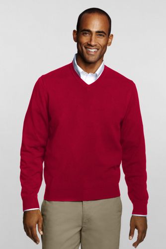 Men's Performance V-neck Sweater