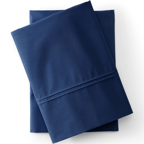 200 Thread Count Cotton Crisp and Cool Percale Pintuck Pillowcases