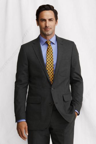 【ランズエンド LANDS' END】メンズ・スーパーナチュラル・ウール・ジャケット