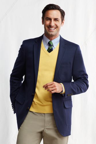 Men's Tailored Fit Doeskin Blazer