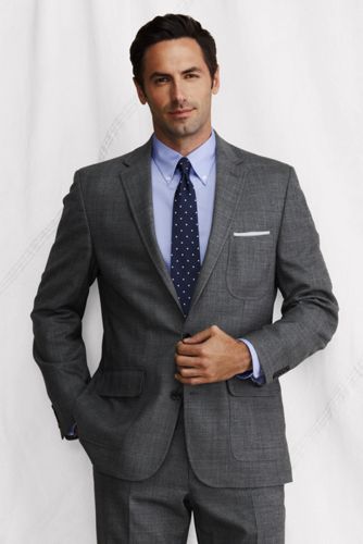 Men's Traditional Fit Supernatural Wool Suit