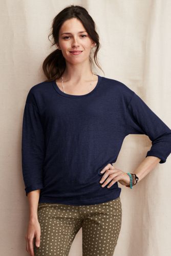Women's Slouchy Linen Tee