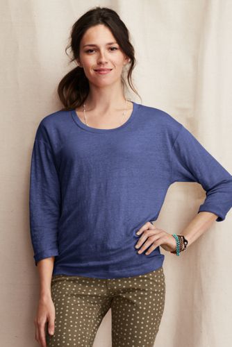 Women's Slouchy Linen Tee