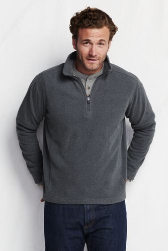 【ランズエンド LANDS' END】メンズ・ポーラテック・エアコア/100・ハーフジップ ランズエンド