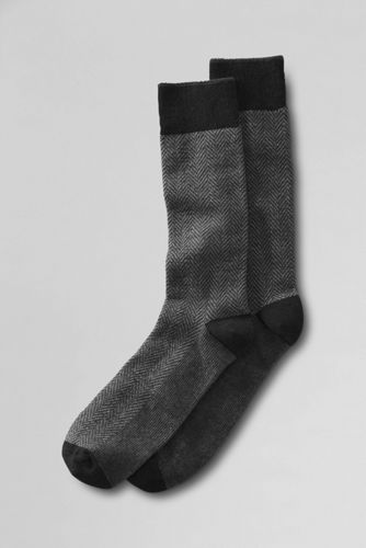Men's Herringbone Cashmere Socks