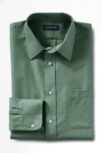 Men's Long Sleeve Herringbone Shirt