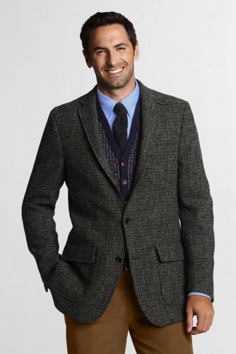 Men's Tailored Fit Harris Tweed Sportcoat