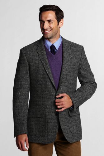 Men's Traditional Fit Harris Tweed Sportcoat