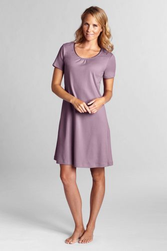 Women's Plain Knee-length Sleep-T 