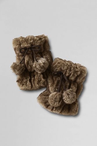 Girls' Fur Boot Covers