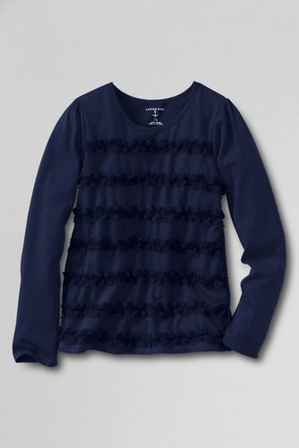 Girls' Multi Ruffle T-shirt
